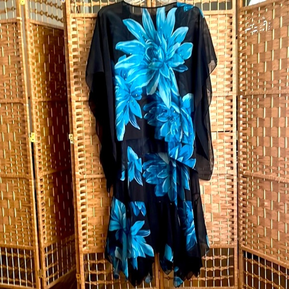 Plus Size Women’s Eva Blue Jacket Dress